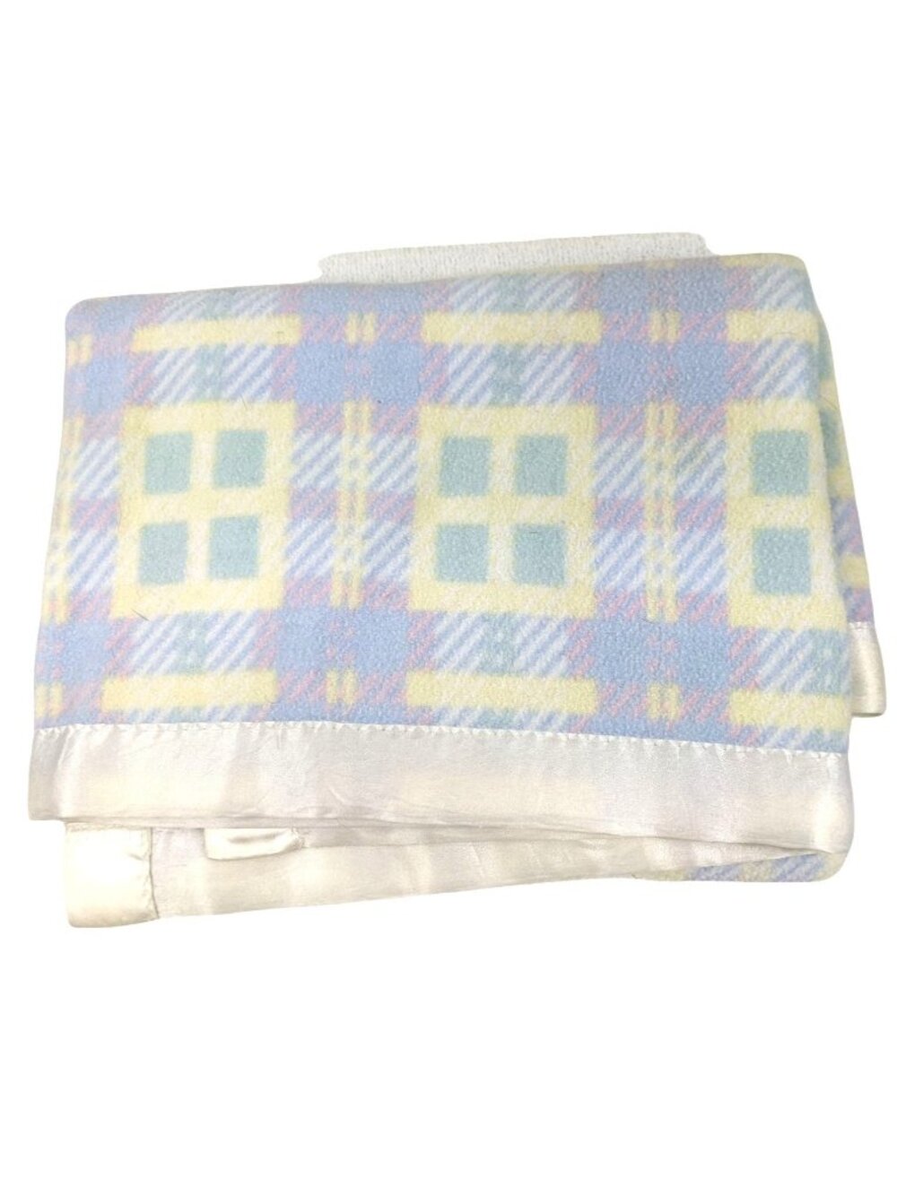 Dundee One Size Pink, Blue Polyester Colored Baby Blanket 7i